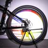 Colorful Wheel Decoration Reflector 12Pcs Bicycle Spoke Skins Wraps Night Riding Universal Easy Bike Accessories To Install Road Mountain Reflectors