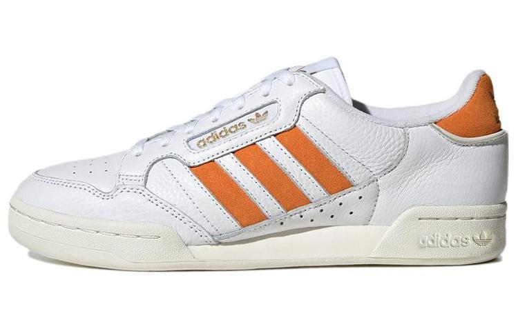 Adidas Continental 80 Stripes  White Orange Rush  GZ6267 36