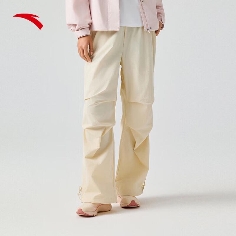 

ANTA Women s Woven Parachute Straight-Leg Pants L