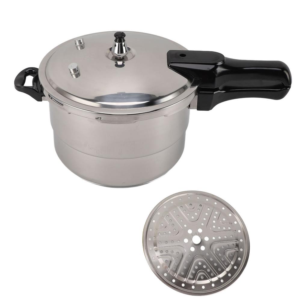 Pressure Cooker 304 Stainless Steel Thickened Universal Anti Stick Coating with Steam Rack Stovetop