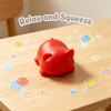 Kitten Squeeze Stress Toy, Soft Cat Fidget Ball, Cute Animal Decompression Toy for Office Desk, Gift for Cat Lovers