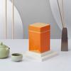 Square Metal Tins with Lids Empty Tins Box Containers Decorative Short/Tall Tins Gift Candy Loose Tea Storage Organizers