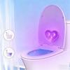 Heart Shaped UV Toilet Disinfector USB Rechargeable Toilet Disinfection Lamp  Toilet