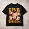 Home Alone Kevin Retro 90s Movie Pattern Tshirt Mens Tshirt Summer New Style Suitable for Both Men and Women