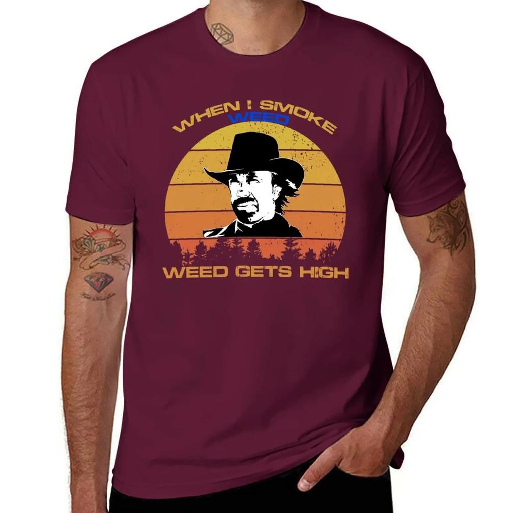 Chuck Norris Walker Texas Ranger Funny TShirt Tops Anime Figures Shirts Graphic Unisexs Designer Clothes