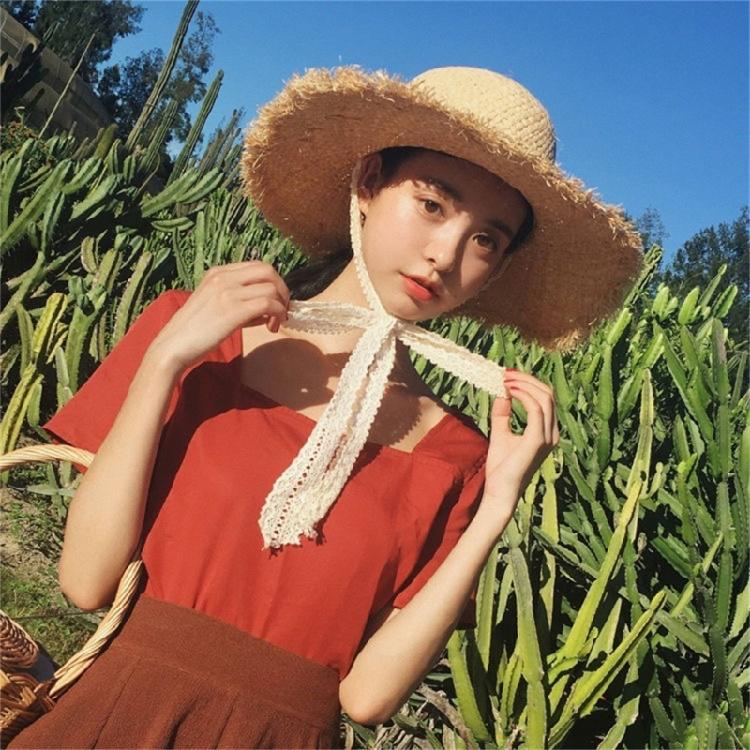 Light Weight Straw Hat Windproof Protecting Hat Multifunctional Comfortable Hat for Various Event