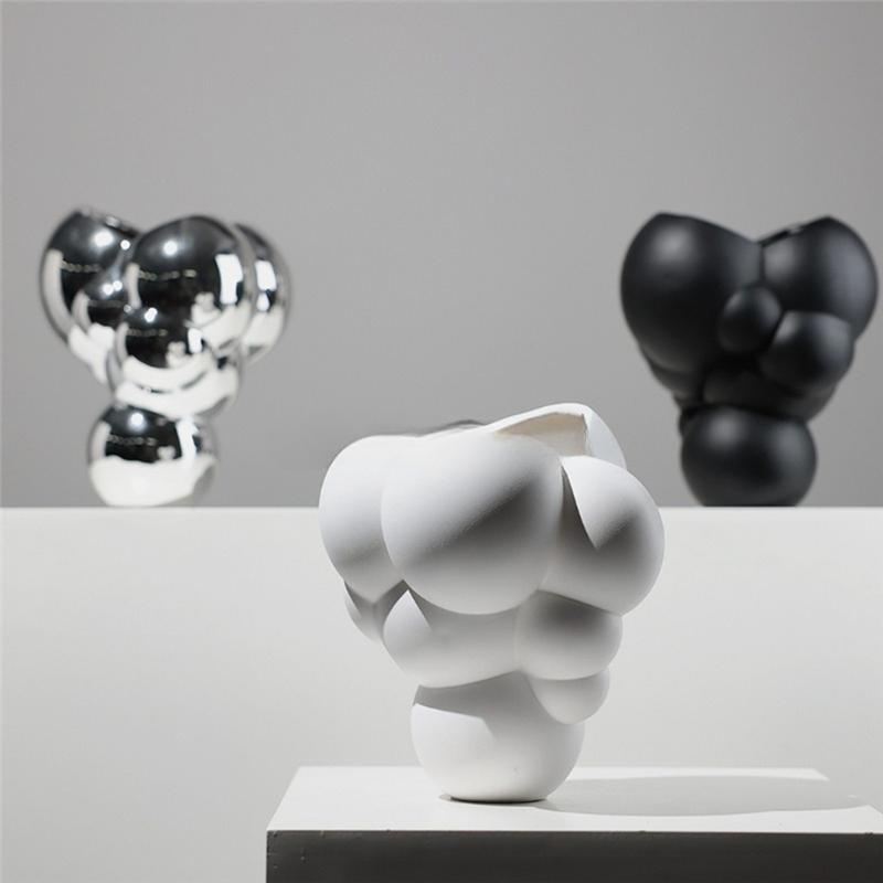 M-Modern-Ins Nordic Bubble Cloud Vase Handicraft Decoration Vase