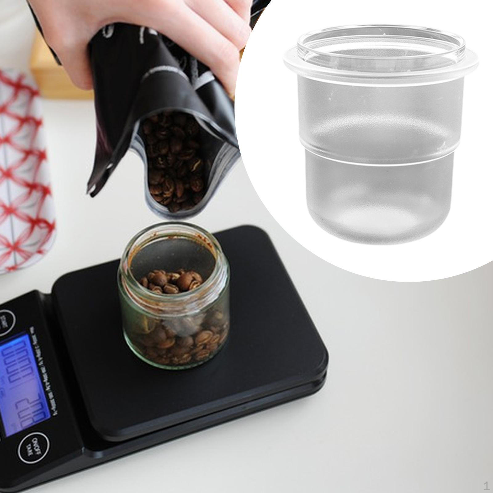 

58mm Cup Easy to Clean Practical Thicken Resuable Lightweight Powder Feeder Espresso Machine белый