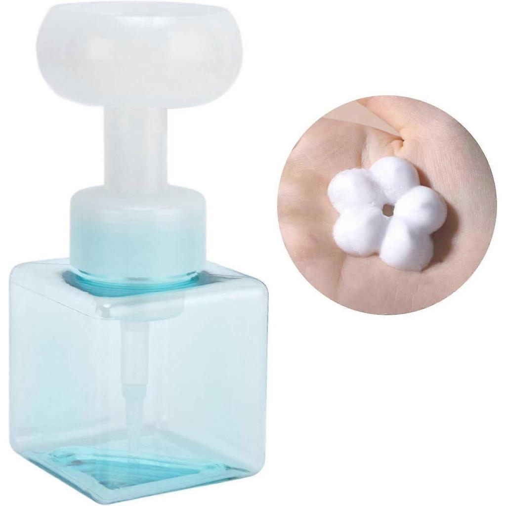 250ml Liquid Soap Bottle, 250ml Foaming Bottle, Flower-Shaped Soap Dispenser Bottle for Hand Soap, Lotion, Shampoo, Shower Gel