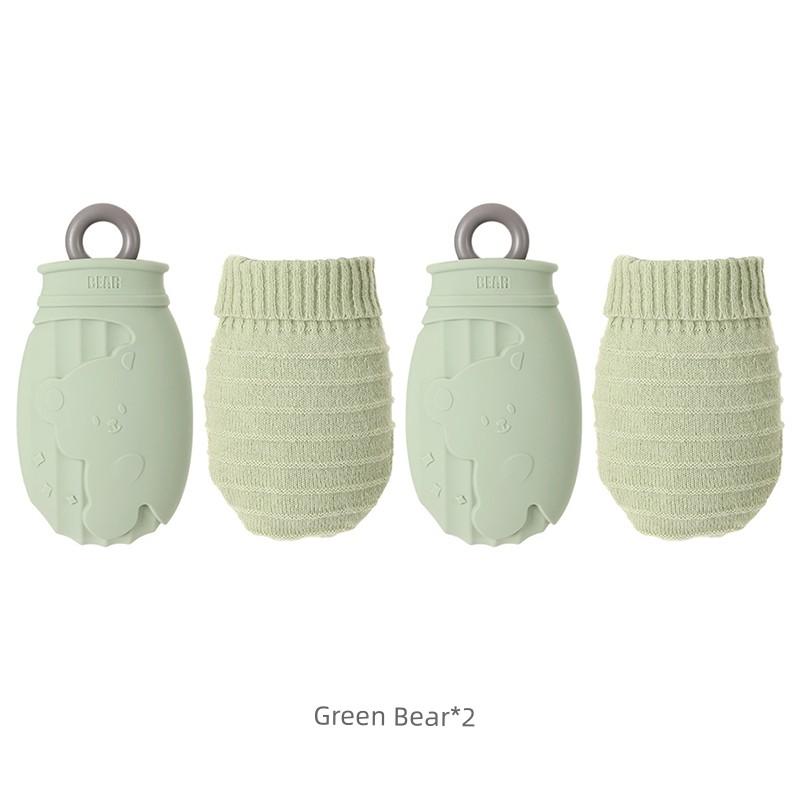Fasola Small Hot Water Bag, Water-Filled Hot Water Bag for Menstrual Pain Relief, Mini Hot Compress Bag for Girls, Silicone Hand Warmer Bag