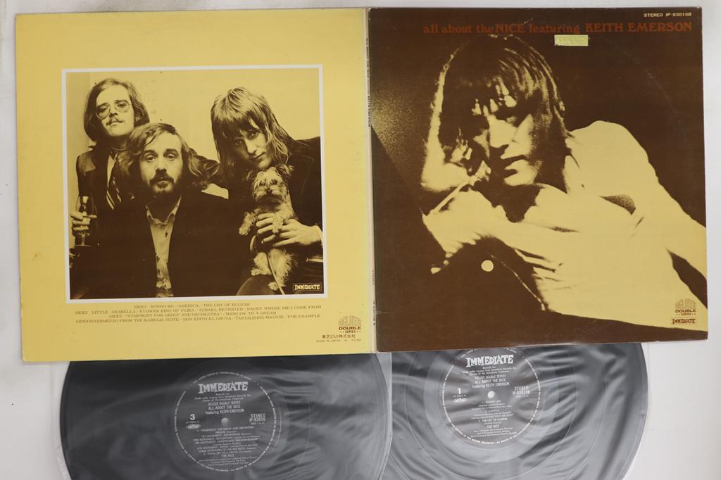 LP Record NICE - All About The Nice IP93015B IMMEDIATE 1971 Japan Rock Used