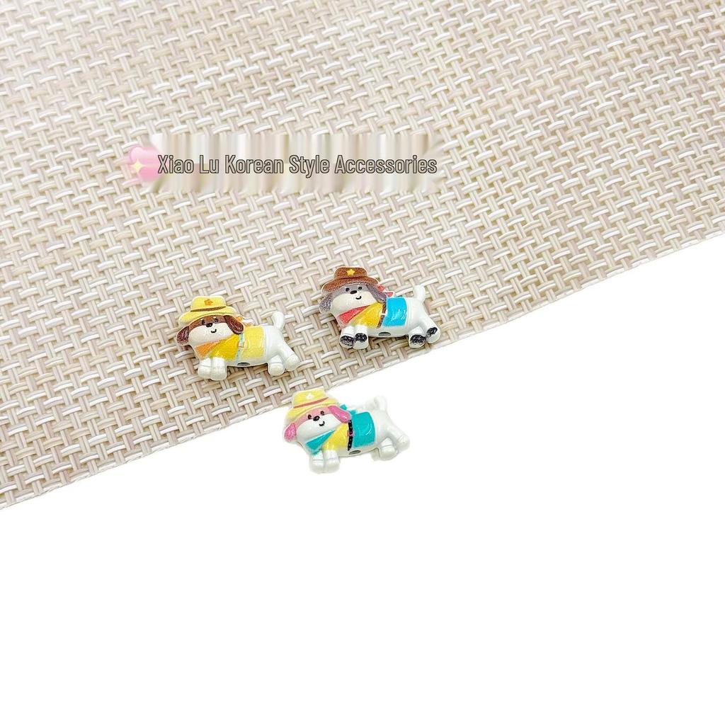 Cartoon-Welpen-Perlen für DIY-Schmuck & Accessoires