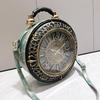 Women's Luxury Handbag, Funny Clock-shaped Bag Round Bag European  American Style Crossbody Bag Classic Retro Shoulder Bag