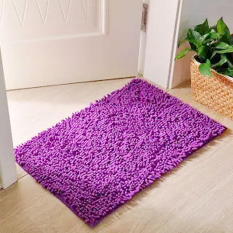 Floor Mat Bathroom Non-Slip Absorbent Door Mat Chenille Baby Play Mat Bedroom Stair Mat Foot Carpet