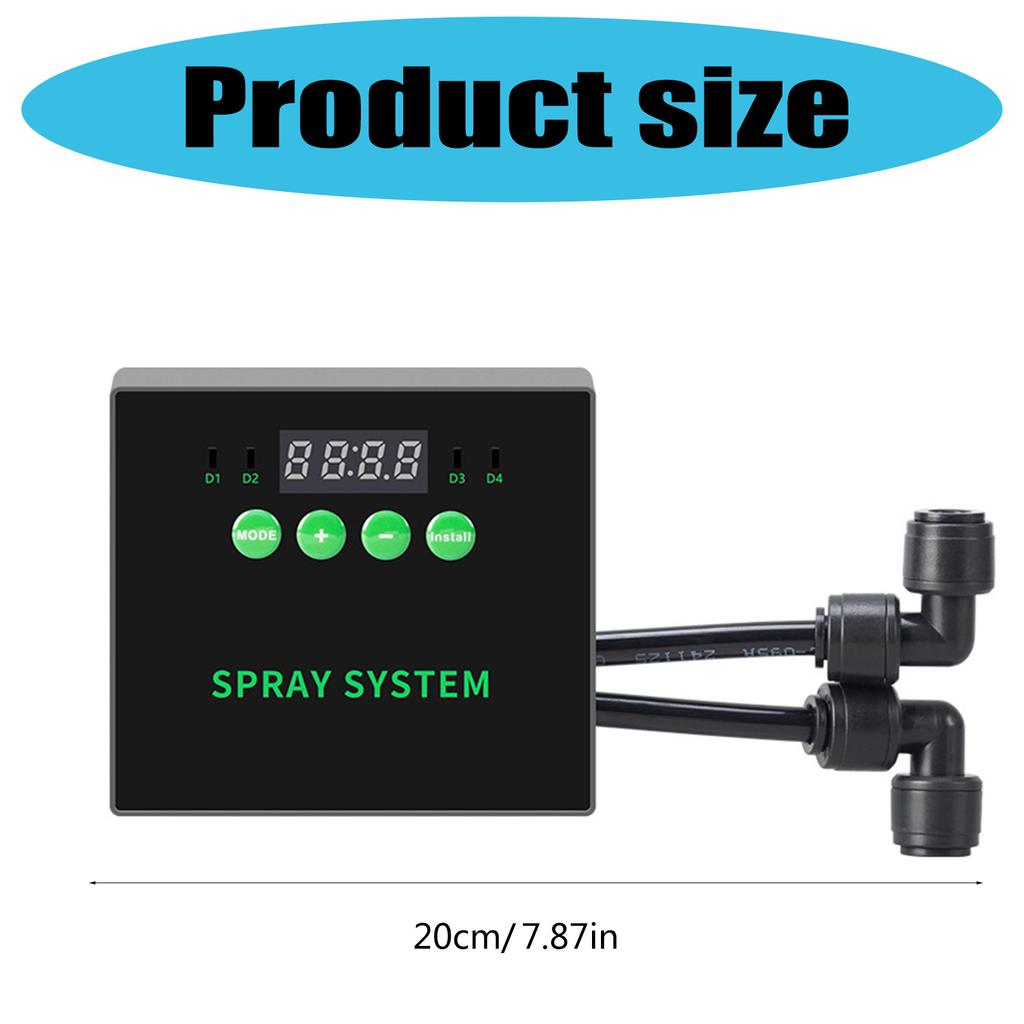 Sistem Inteligent de Umidificare pentru Terarii cu Tehnologie de Ceață Ultrasonică și Rezervoare de Apă de Mare Capacitate Pulverizator de Ceață