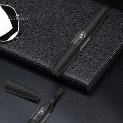 Modelador de cílios aquecido portátil com tela LCD, 2 configurações de temperatura, modelador de cílios elétrico recarregável por USB, levantamento de cílios de longa duração, ondulação natural