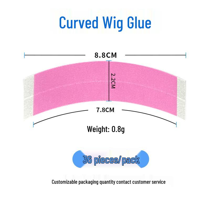 Biological Double-Sided Waterproof Sweatproof Adhesive Wig Tape – High Adhesion, Invisible Hair Extensions Glue.