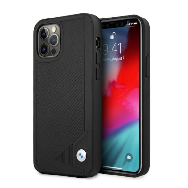 Etui Bmw Bmhcp12Lrcdpk Iphone 12 Pro Max6,7 Czarny/Black Hardcase Leather Deboss