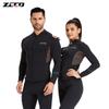Combinaison Néoprène 1,5 mm Hommes Femmes - Combinaison Séparée Manches Longues Snorkeling Surf Natation Eau Froide