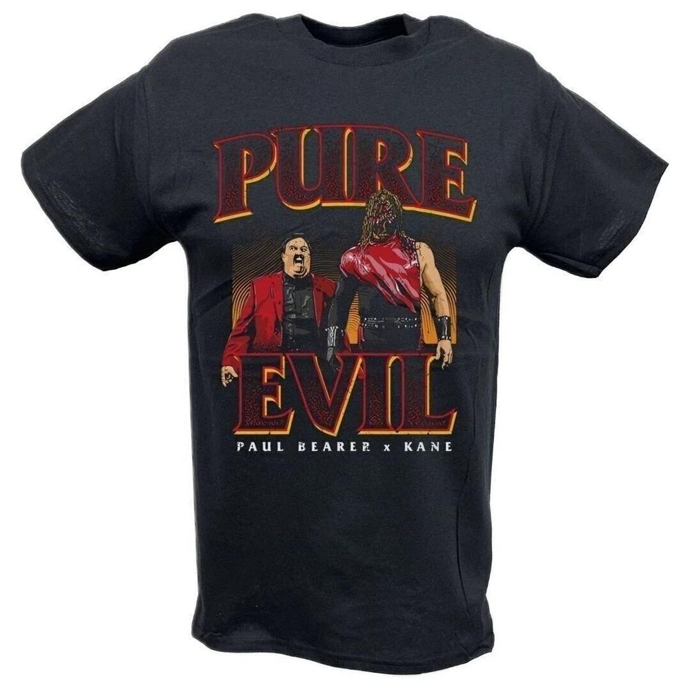 Kane with Paul Bearer Pure Evil Black Tshirt M