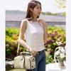 Autumn Winter New Retro Splicing Lady Handbags High-end PU Large Capacity Shoulder Bag Fashion Casual Argyle Messenger Bag Middle-aged Mother Tote Bag