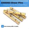 PalpitateC 2205063 Shear Pin Compatible with Polaris ATV 2015- Sportsman Fits Polaris ATVs Snow Plow Glacier Plow Parts for Snow Plow Glacier Pro