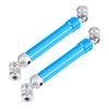 2pcs Universal Drive Joint Shaft CVD RC Parts for Axial Wraith AX90056 1 10 R C Car (Blue)
