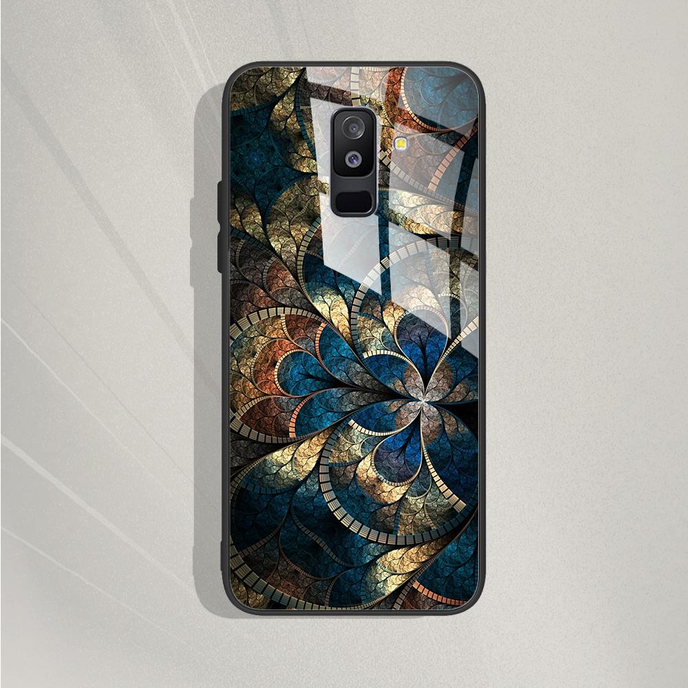 

A6 Plus Case For Samsung Galaxy A6 2018 Phone Case A600F SM-A600F Tempered Glass Case For Samsung A6 Plus 2018 A6+ A605F Cover A6 2018 A600F