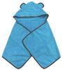 Yawaragi Kaburina Microfiber Hooded Fashion Towel Kids Aqua