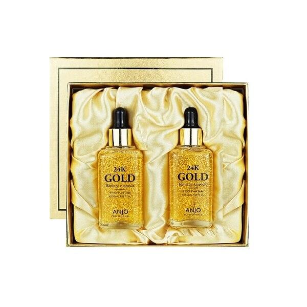 24K Gold Heritage Ampoule 50ml 1+1 Special Set [ANJO] 24K Gold Heritage Ampoule 1+1 Special Set