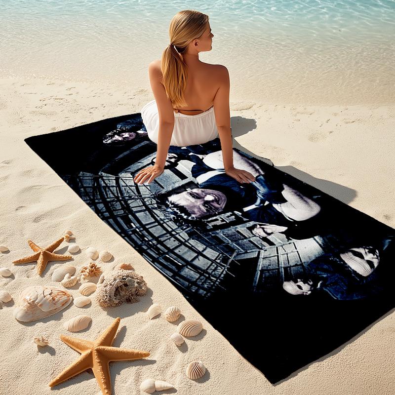 Till Lindemann, Lead Singer of the German Heavy Metal Rock Band Rammstein, Outdoor Camping Vacation Swimming Beach Scarf Decorative Blanket F2
