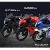 1/12 Scale Suzuki GSX-R1000R Alloy Racing Motorcycle Model Diecast Street Cross-Country Motorcycle Model High Simulation