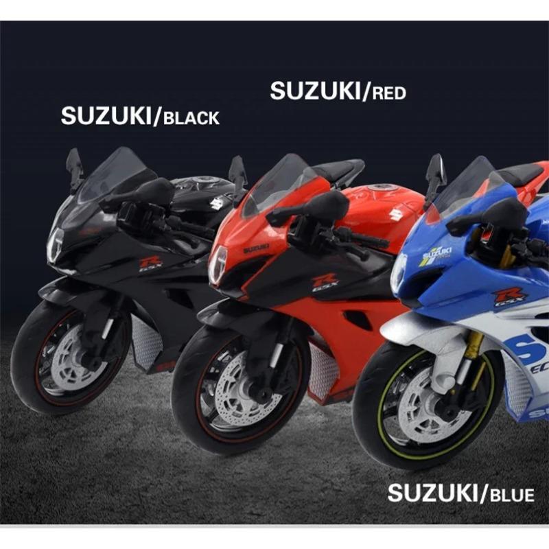 1/12 Scale Suzuki GSX-R1000R Alloy Racing Motorcycle Model Diecast Street Cross-Country Motorcycle Model High Simulation