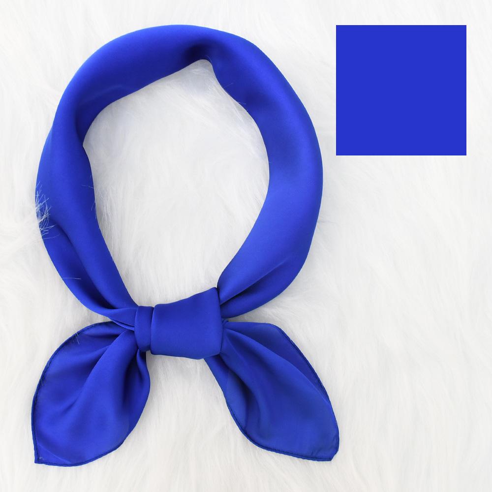 Women'S New Fashionable Atmosphere Simulation Silk Scarf Neck Protection Scarf Spring Summer Autumn Square Scarf