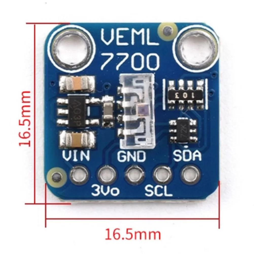 4 Pcs VEML7700 Ambient Light Sensor Modules With Pin Headers VEML7700 Light Sensors 16-bit For Arduino I2C Interface Accessories
