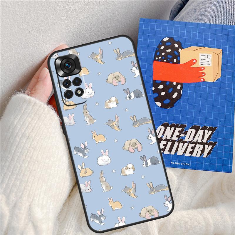 

Cute Bunny Rabbit Funda For Xiaomi Redmi Note 14 Pro 13 9 10 11 12 9S 10S 11S 12S Redmi 13C 10C 12C 14C Case Redmi 13C