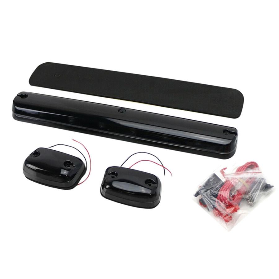 

For Chevy GMC 2500HD 3500HD 07+ Full Amber LED Cab Roof Marker Light Assembly 3x