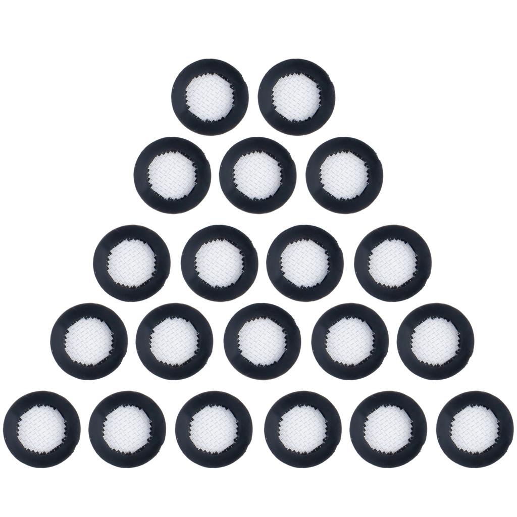 Garnitură cauciuc pentru furtun pentru spălătorie 20 buc 40 accesorii ochiuri negru