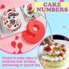 Birthday Number Silicone Cake  Pizza Pan Baking Cake Bread Kitchen DIY Mould