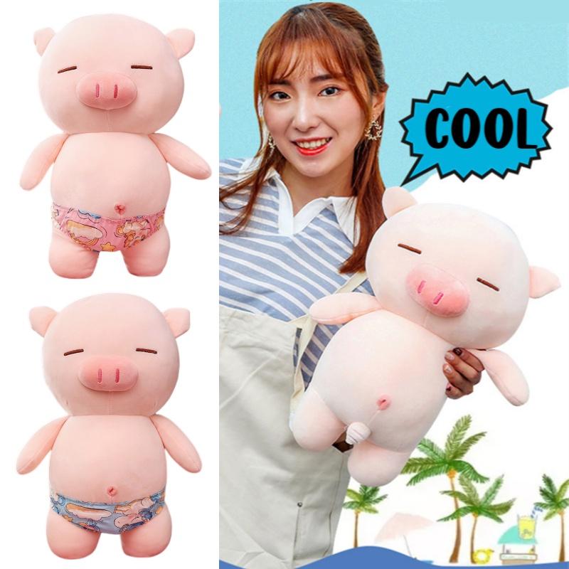 Soft And Squishy Plush Pig Toy Perfect Beach Companion For Girls Funny Gift Idea