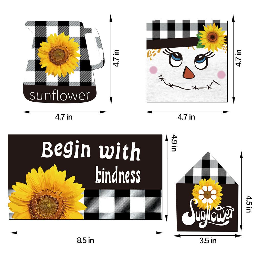 Day Festive Valentines Wooden Tray Signs With Playful Themes For Home Styling