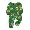 Christmas Prints Family Matching Long Sleeve Tops+Pants Set Family Matching Sets