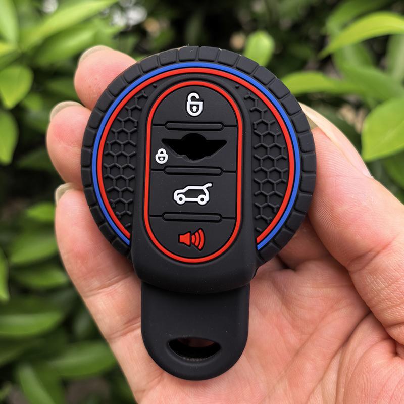 

3/4Button Silicone Car Key Case Cover Shell for BMW Mini COOPERS ONE JCW F56 F55 F54 F57 F60 R55 R56 R57 R58 R59 R60 S Roadster