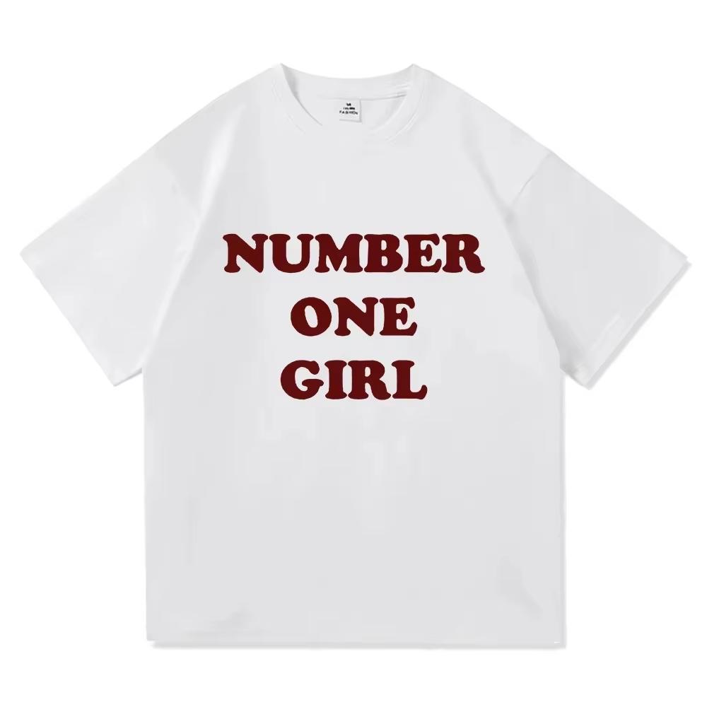 Rosé New Album Number One Girl Same T Shirt Menwomen Clothing Harajuku Tops Y2k High Quality Suitable For Both Men And Women