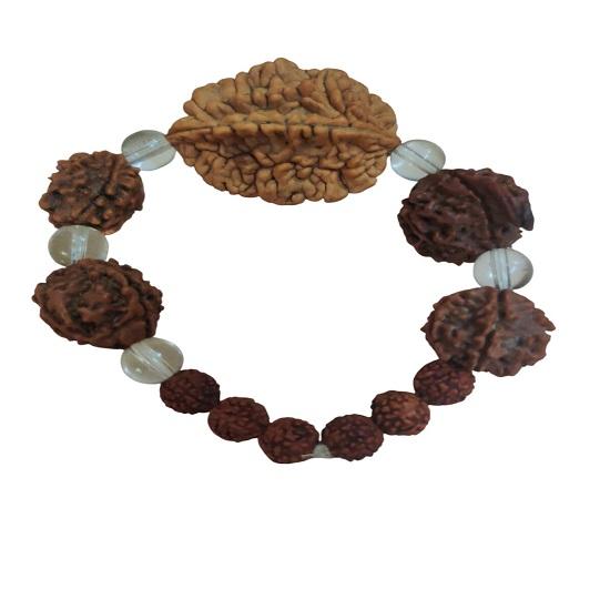 

@ Indian Traditional Rudraksh Beads Wrist Band Bracelet