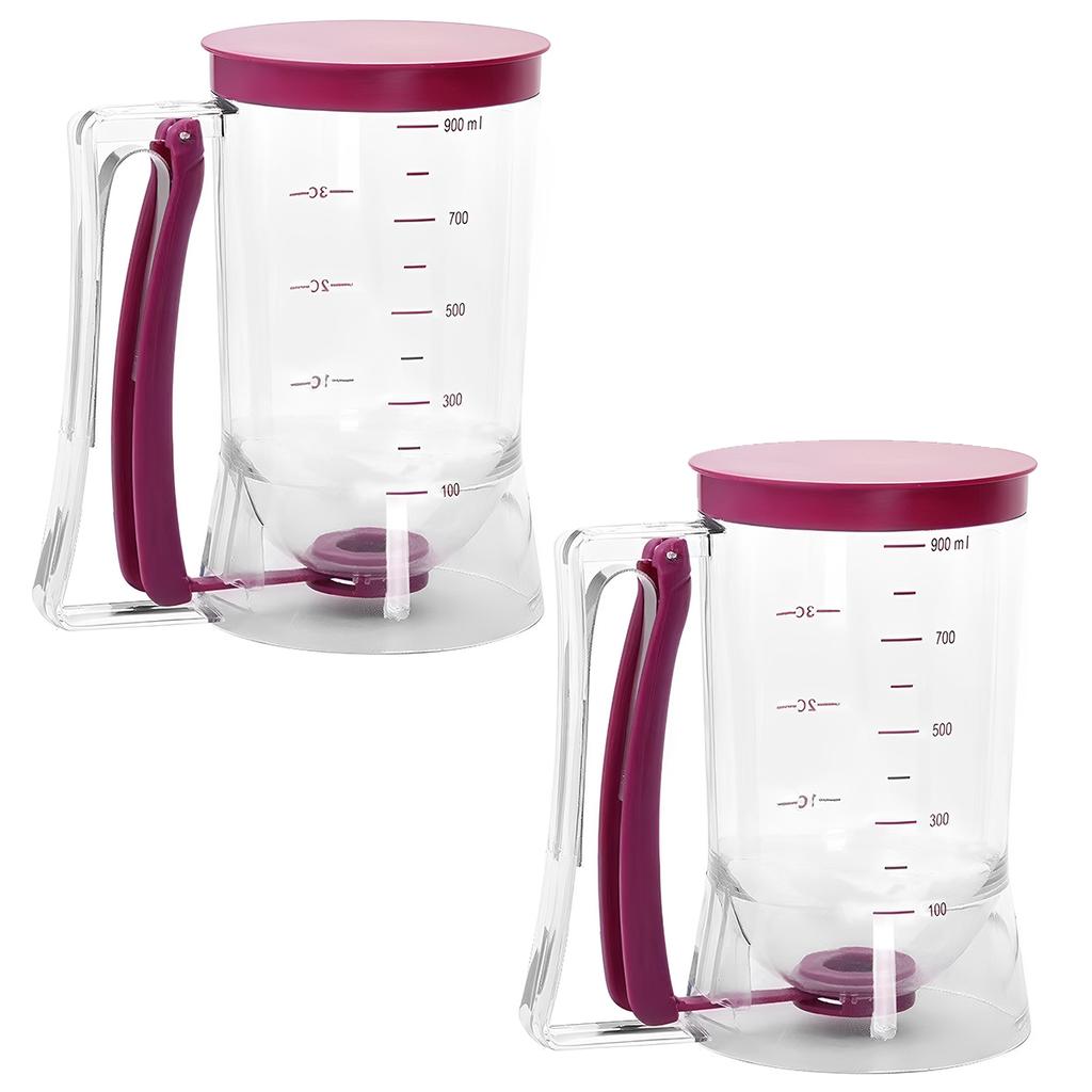 Teigseparator Pfannkuchen Handheld Teigspender Halter Pfannkuchen Cupcake Keks Waffeln Teig Backwerkzeuge Küchenbedarf