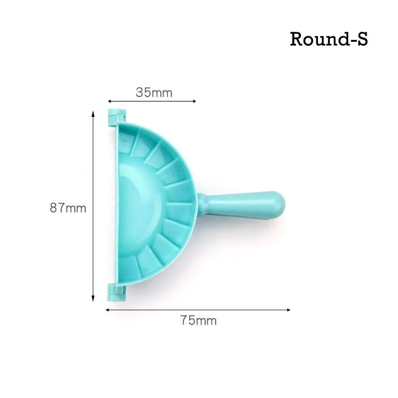 

Творческая форма для пельменей Бытовая кухня DIY Сердце Бабочка Цветок Форма пельменей S/M/L Пластиковая форма для выпечки Формочки Jiaozi Semicircle-S