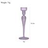 Creative European-style Glass Candlestick Home Decorations Wedding Table Centerpiece Party Decor Candlestick Housewarming Gift