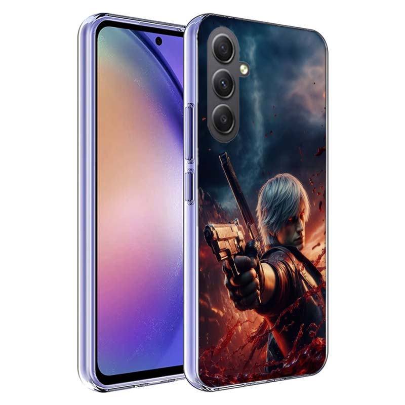 D-Devil May Cry DMC Phone Case for Samsung A17 A37 A57 A07 A16 A26 A36 A56 A06 A02S A12 A22 A32 A52S A04S A14 A24 A34 A54 A03 A1