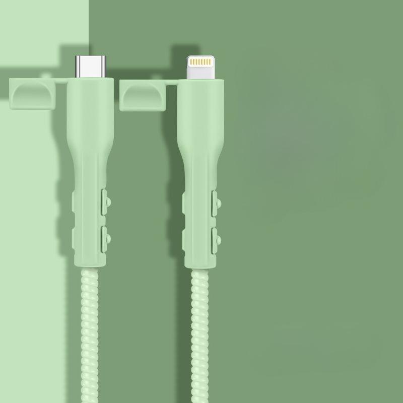 Data Cable Protection Cover Anti Charging Cable Protection Cover Charger Cable Head Soft Silicone Rubber Protector Accessories